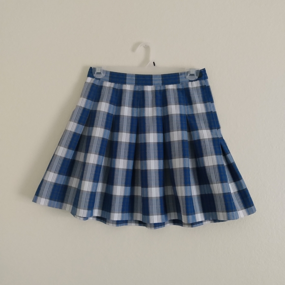 Dennis Dresses & Skirts - Vtg Dennis Plaid Pleated Miniskirt Uniform Skirt Size 0